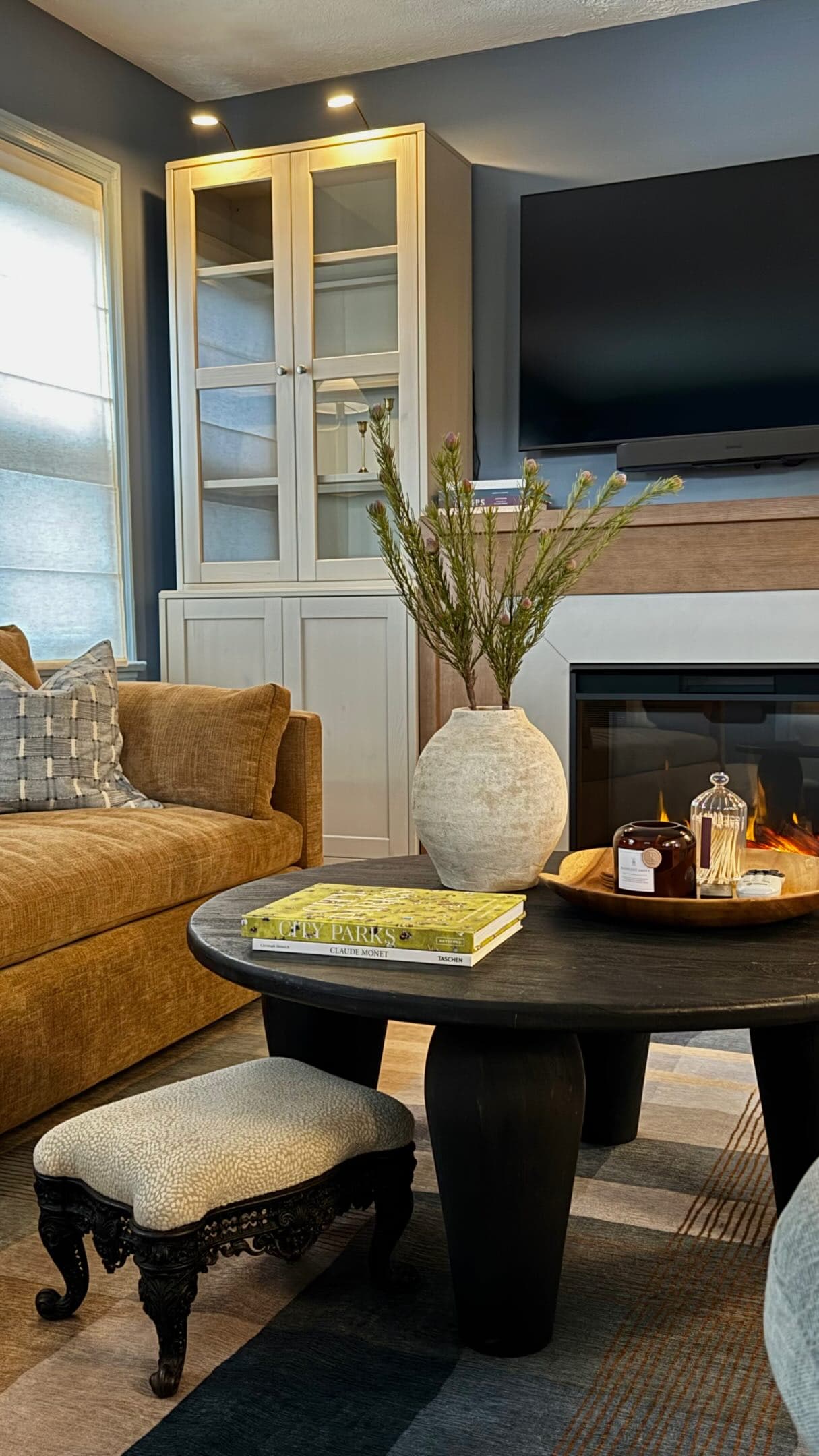 Living room designed by Sarah Beach Interiors